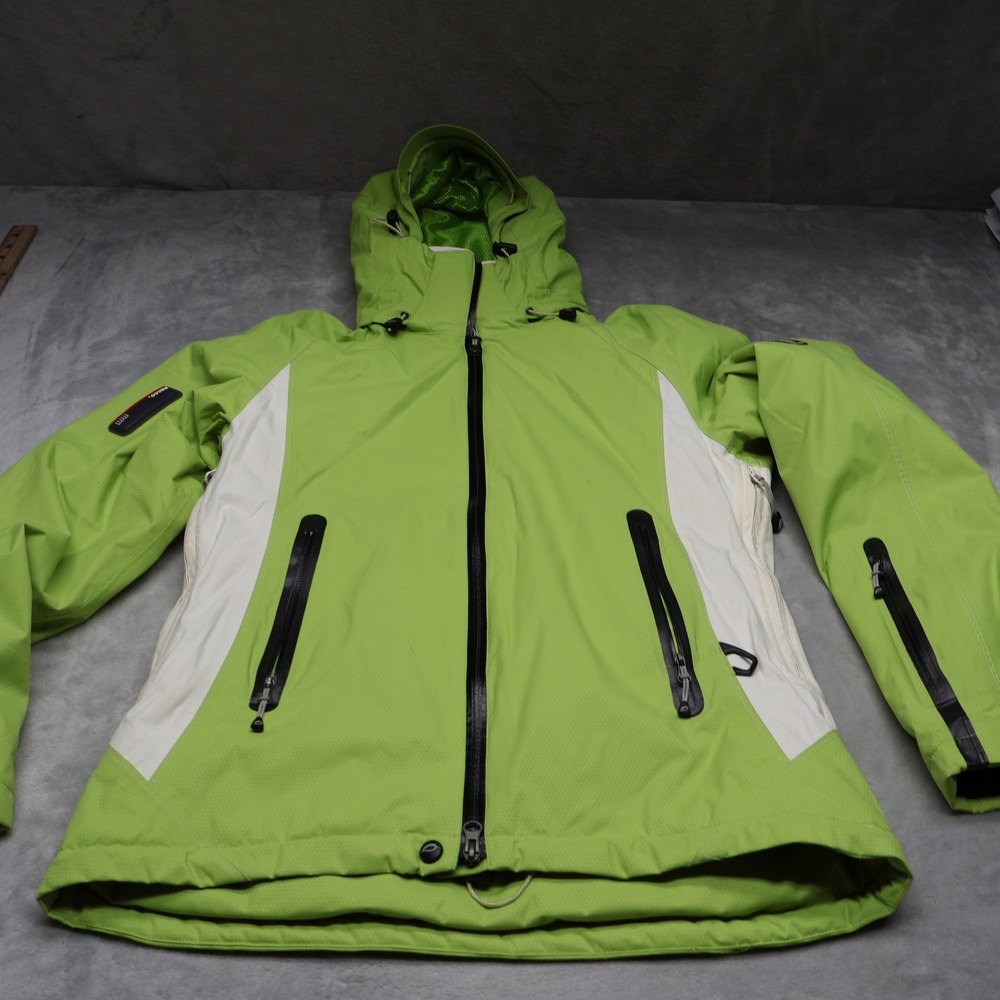 Halti Jacket Womens 8 Green Snow Waterproof Recco Winter Ski Tanja Poutiainen